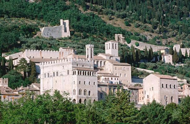 La Dimora Di Pietra Apartment Gubbio Bagian luar foto